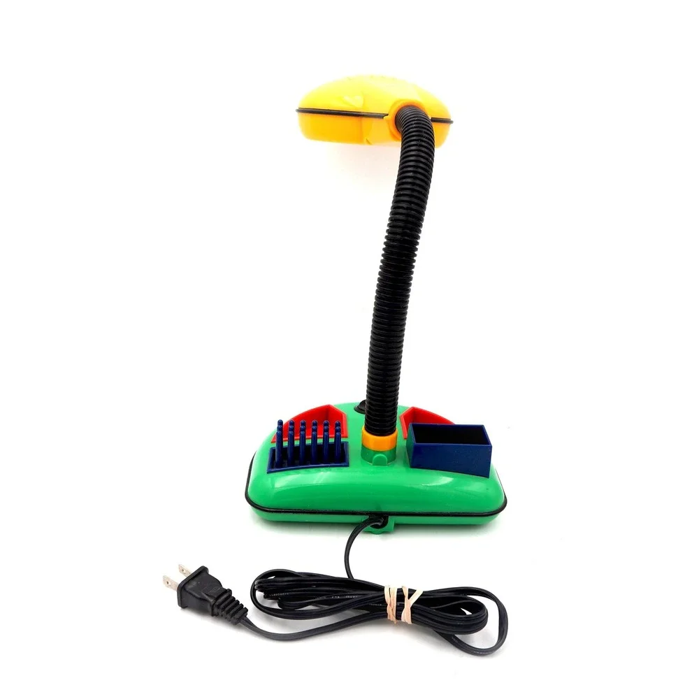 Vtg 80s Rabbit Tanaka Multi-Colored‎ Gooseneck Desk Lamp Memphis Milano Style